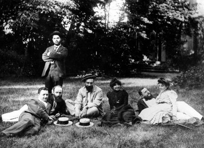 Members of the Nabis Group Sitting in the Garden of the Relais, the Natansons